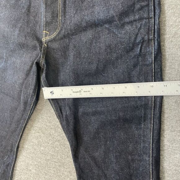 FREENOTE The Rios Selvedge Denim Slim Straight Premium Denim Jeans 32 ALTERED - Picture 11 of 14